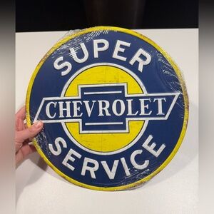Chevrolet Super Service Sign